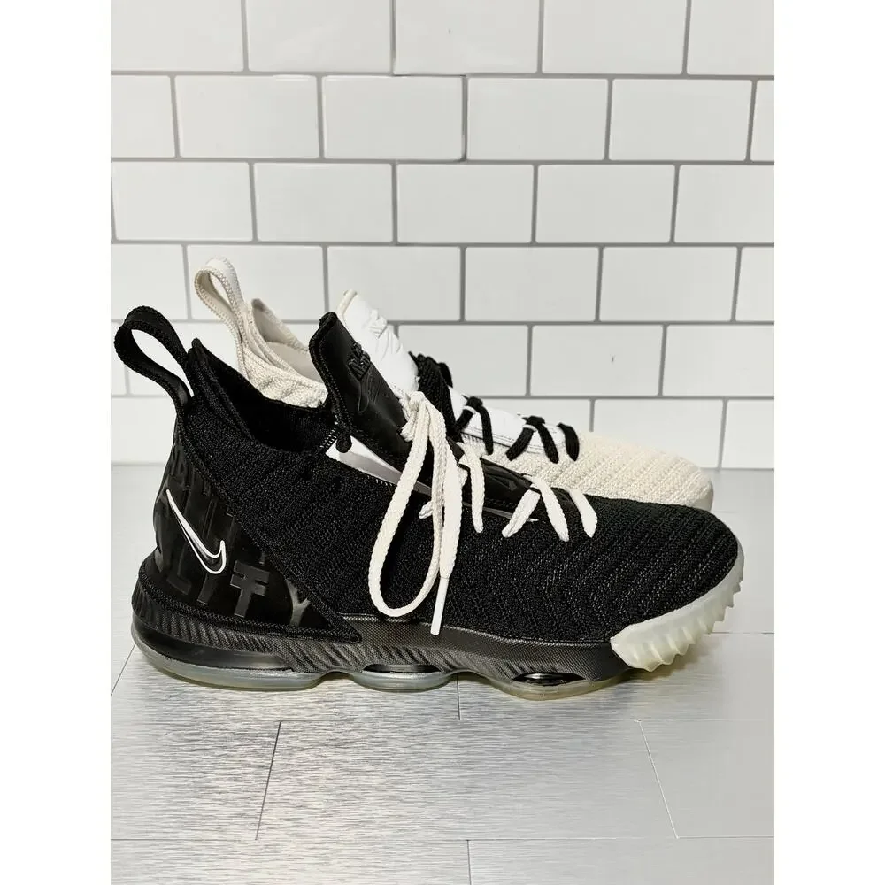 Nike LeBron 16 GS Equality 2019 Black White Shoes AQ2465-100 Youth Edition Y7
